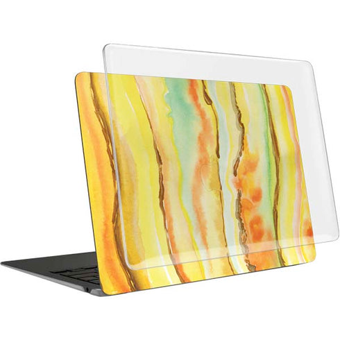 Tuscan Sun Watercolor Geode MacBook Air 13in M1 (2021) Case plus Skin