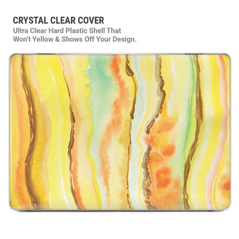 Tuscan Sun Watercolor Geode MacBook Air 15in (2023-2025) Case plus Skin