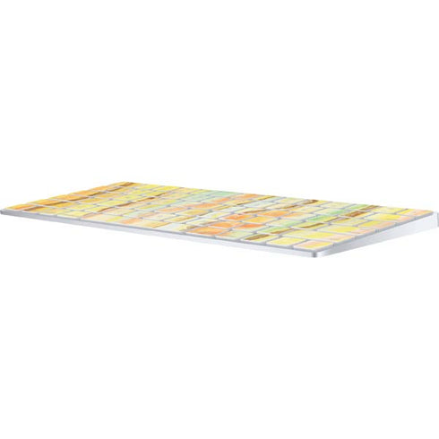 Tuscan Sun Watercolor Geode Magic Keyboard Skin