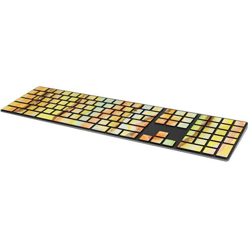 Tuscan Sun Watercolor Geode Magic Keyboard with Numeric Keypad Skin