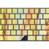 Tuscan Sun Watercolor Geode Magic Keyboard with Numeric Keypad Skin