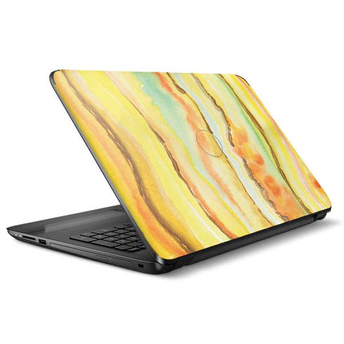 Tuscan Sun Watercolor Geode HP Notebook Skin