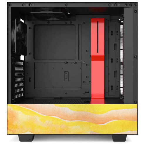Tuscan Sun Watercolor Geode NZXT H510 Compact ATX Mid-Tower Case Skin