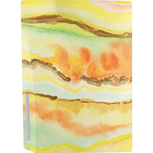Tuscan Sun Watercolor Geode PS5 Bundle Skin
