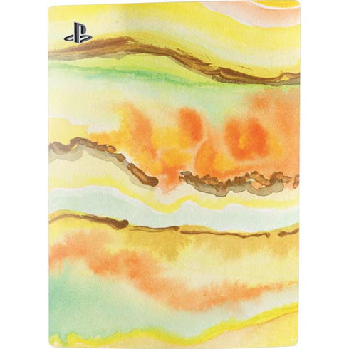 Tuscan Sun Watercolor Geode PS5 Digital Edition Bundle Skin