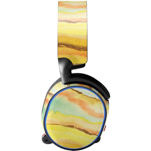 Tuscan Sun Watercolor Geode SteelSeries Arctis 5 Skin
