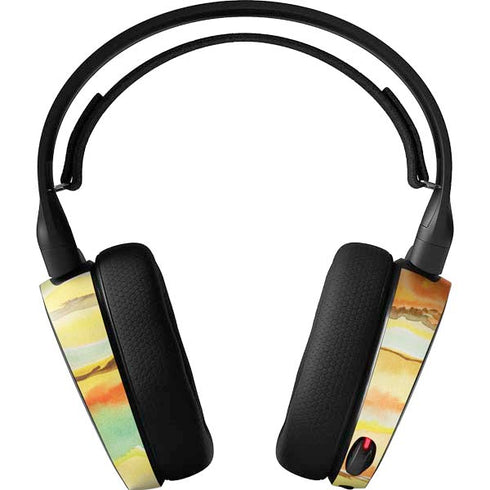 Tuscan Sun Watercolor Geode SteelSeries Arctis 5 Skin