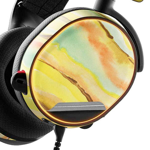 Tuscan Sun Watercolor Geode SteelSeries Arctis 5 Skin