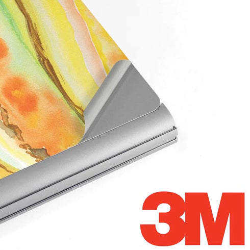 Tuscan Sun Watercolor Geode Surface Book 2 13.5in Skin