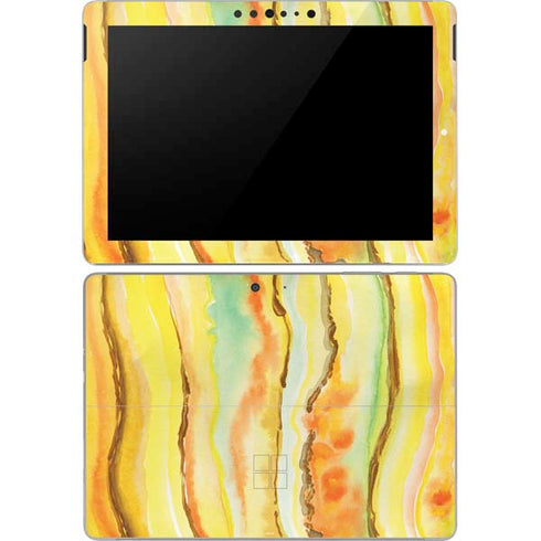 Tuscan Sun Watercolor Geode Surface Go Skin