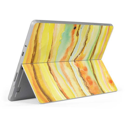 Tuscan Sun Watercolor Geode Surface Go Skin