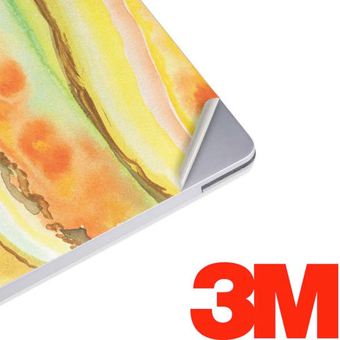 Tuscan Sun Watercolor Geode Surface Laptop 2 Skin