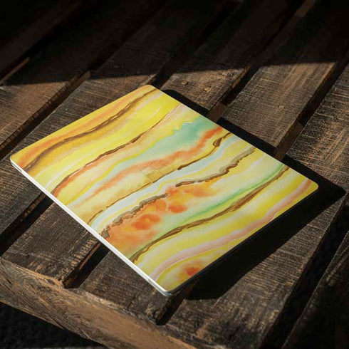 Tuscan Sun Watercolor Geode Surface Laptop 3 13.5in Skin