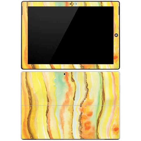 Tuscan Sun Watercolor Geode Surface Pro 3 Skin