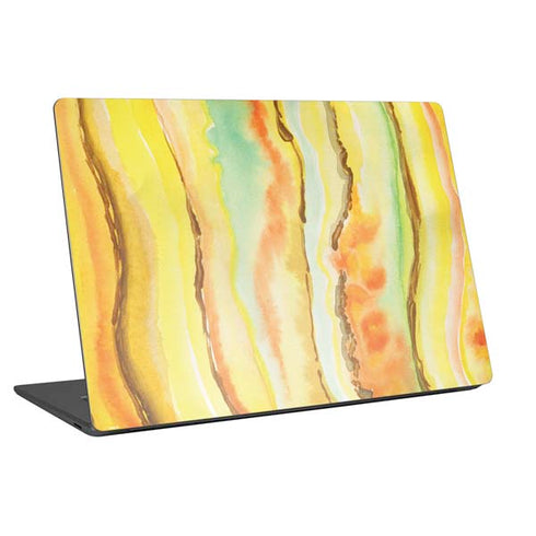 Tuscan Sun Watercolor Geode Universal Laptop 15in (12.2 x 8.8in) Skin