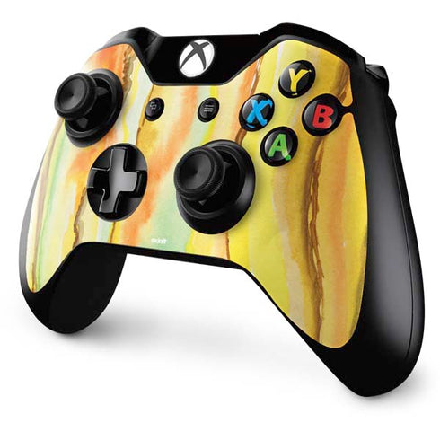 Tuscan Sun Watercolor Geode Xbox One Controller Skin