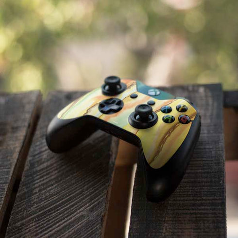 Tuscan Sun Watercolor Geode Xbox One Controller Skin