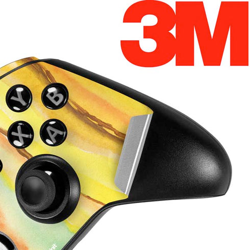 Tuscan Sun Watercolor Geode Xbox One Elite Controller Skin