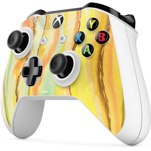 Tuscan Sun Watercolor Geode Xbox One S Controller Skin