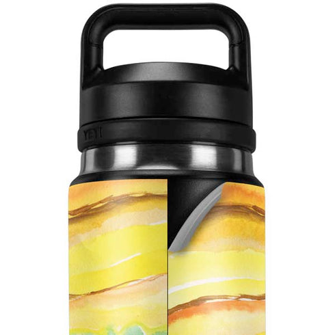 Tuscan Sun Watercolor Geode YETI Rambler 26oz Bottle Skin