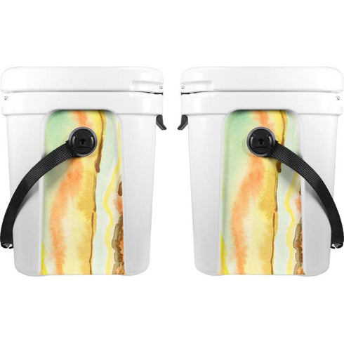 Tuscan Sun Watercolor Geode YETI Roadie 24 Hard Cooler Skin