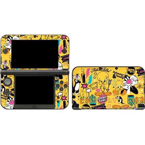 Looney Tunes Tweety and Sylvester Patches 3DS XL 2015 Skin