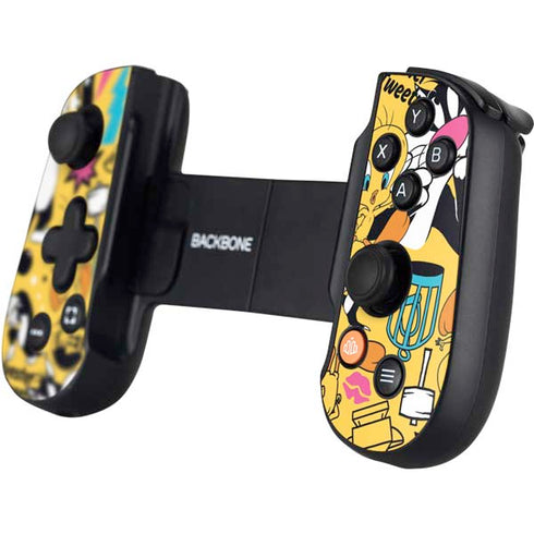 Looney Tunes Tweety and Sylvester Patches Backbone One for iPhone Game Controller Skin