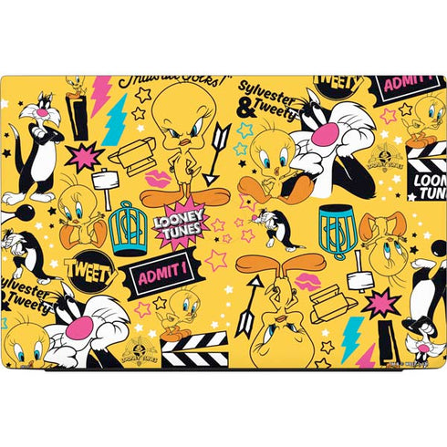 Looney Tunes Tweety and Sylvester Patches Dell Vostro Skin