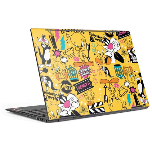 Looney Tunes Tweety and Sylvester Patches HP Envy Skin