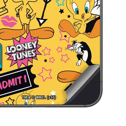 Looney Tunes Tweety and Sylvester Patches Galaxy A14 5G Skin
