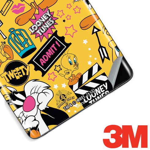Looney Tunes Tweety and Sylvester Patches Galaxy Note 8 Skin