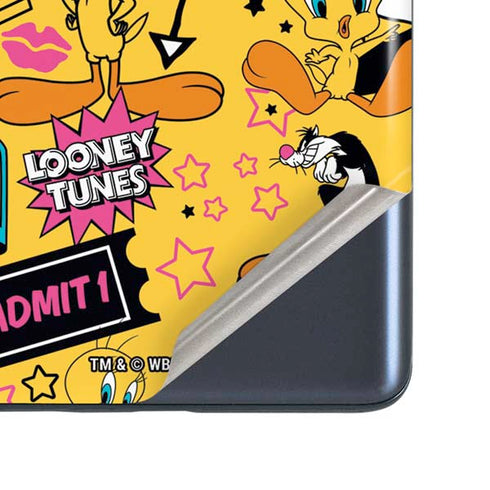Looney Tunes Tweety and Sylvester Patches Galaxy S20 Fan Edition Skin