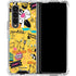 Looney Tunes Tweety and Sylvester Patches Galaxy Z Fold4 5G Clear Case
