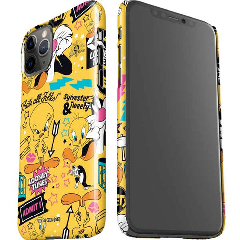 Looney Tunes Tweety and Sylvester Patches iPhone 11 Pro Lite Case