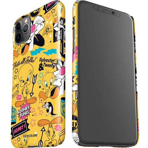 Looney Tunes Tweety and Sylvester Patches iPhone 11 Pro Max Lite Case