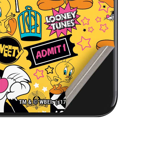 Looney Tunes Tweety and Sylvester Patches iPhone SE (2nd & 3rd Gen) Skin