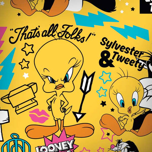 Looney Tunes Tweety and Sylvester Patches iPhone X Pro Case