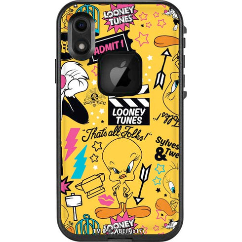 Looney Tunes Tweety and Sylvester Patches LifeProof Fre iPhone Skin