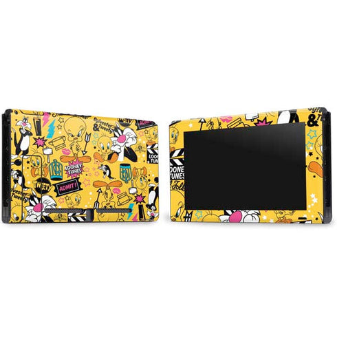 Looney Tunes Tweety and Sylvester Patches Nintendo Switch Bundle Skin