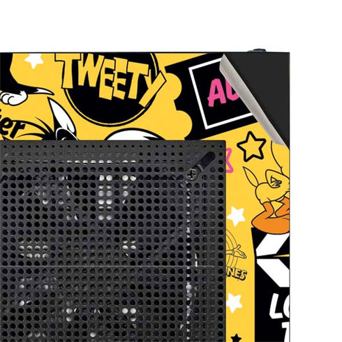 Looney Tunes Tweety and Sylvester Patches NZXT H510 Compact ATX Mid-Tower Case Skin