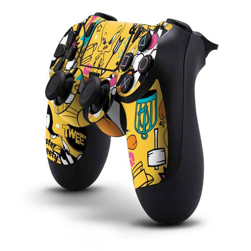 Looney Tunes Tweety and Sylvester Patches PS4 Controller Skin