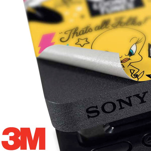 Looney Tunes Tweety and Sylvester Patches PS4 Pro Bundle Skin