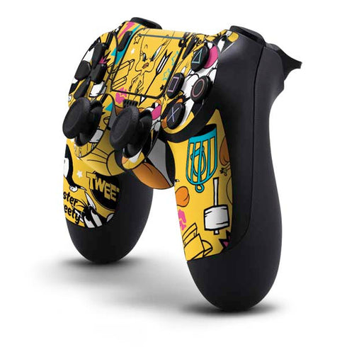 Looney Tunes Tweety and Sylvester Patches PS4 Pro/Slim Controller Skin