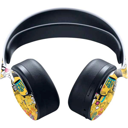 Looney Tunes Tweety and Sylvester Patches PULSE 3D Wireless Headset for PS5 Skin