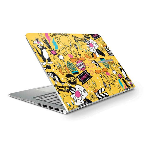 Looney Tunes Tweety and Sylvester Patches HP Spectre Skin