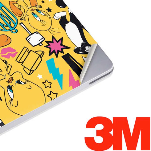 Looney Tunes Tweety and Sylvester Patches Surface Laptop 2 Skin