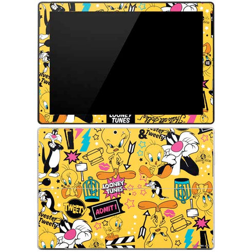 Looney Tunes Tweety and Sylvester Patches Surface Pro 3 Skin