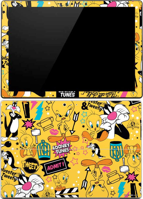 Looney Tunes Tweety and Sylvester Patches Surface Pro (2017) Skin