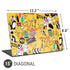 Looney Tunes Tweety and Sylvester Patches Universal Laptop 15in (12.2 x 8.8in) Skin