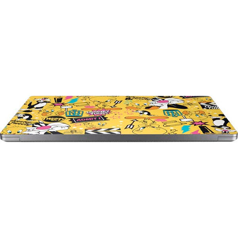 Looney Tunes Tweety and Sylvester Patches Universal Laptop 15in (12.2 x 8.8in) Skin